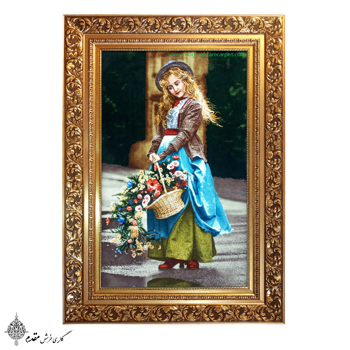 Ковер с цветочным рисунком